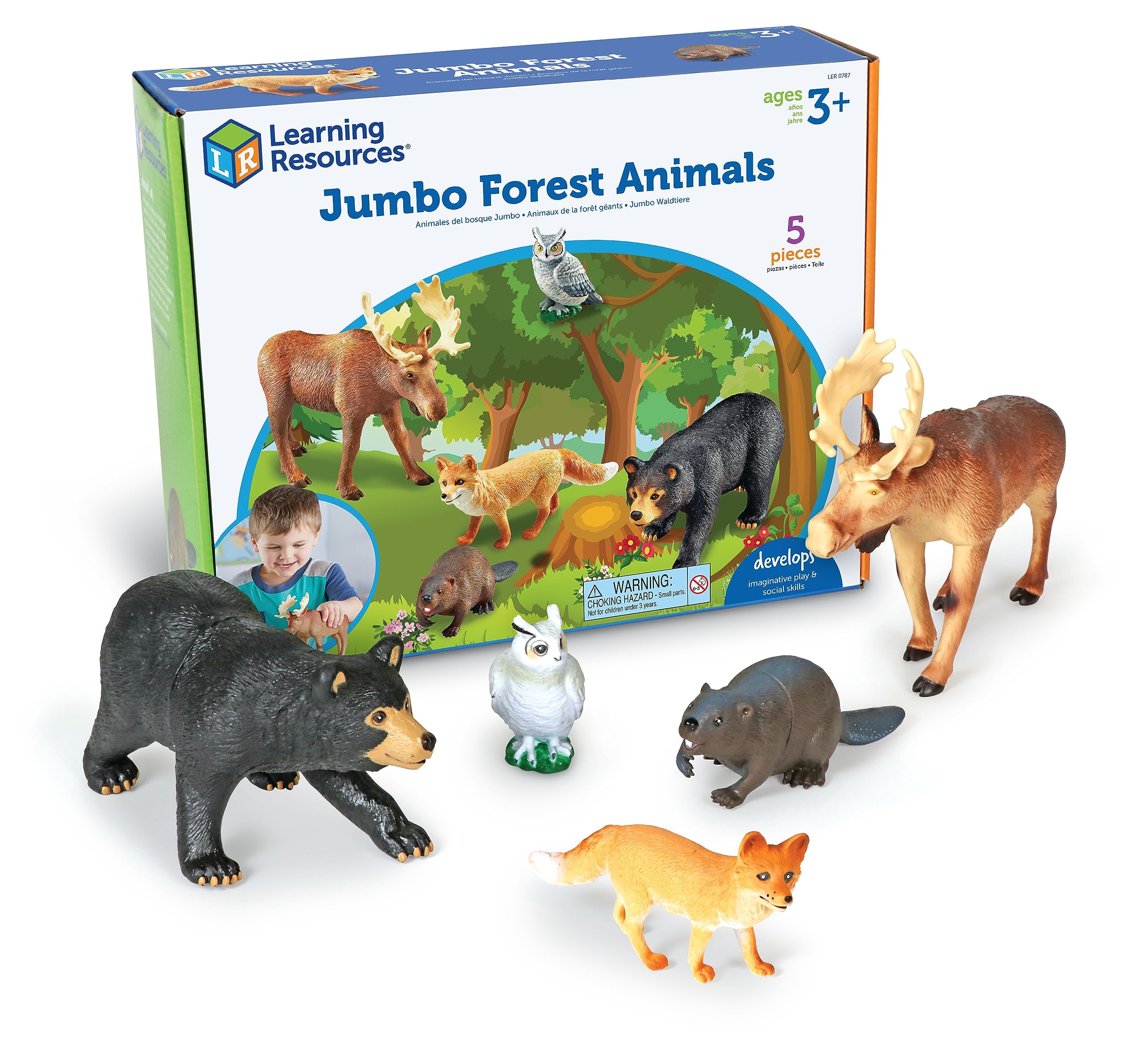 Learning Resources Jumbo Forest Animals