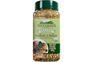Spice Islands Organic Garlic & Herb Seasoning, 17.6 Ounce