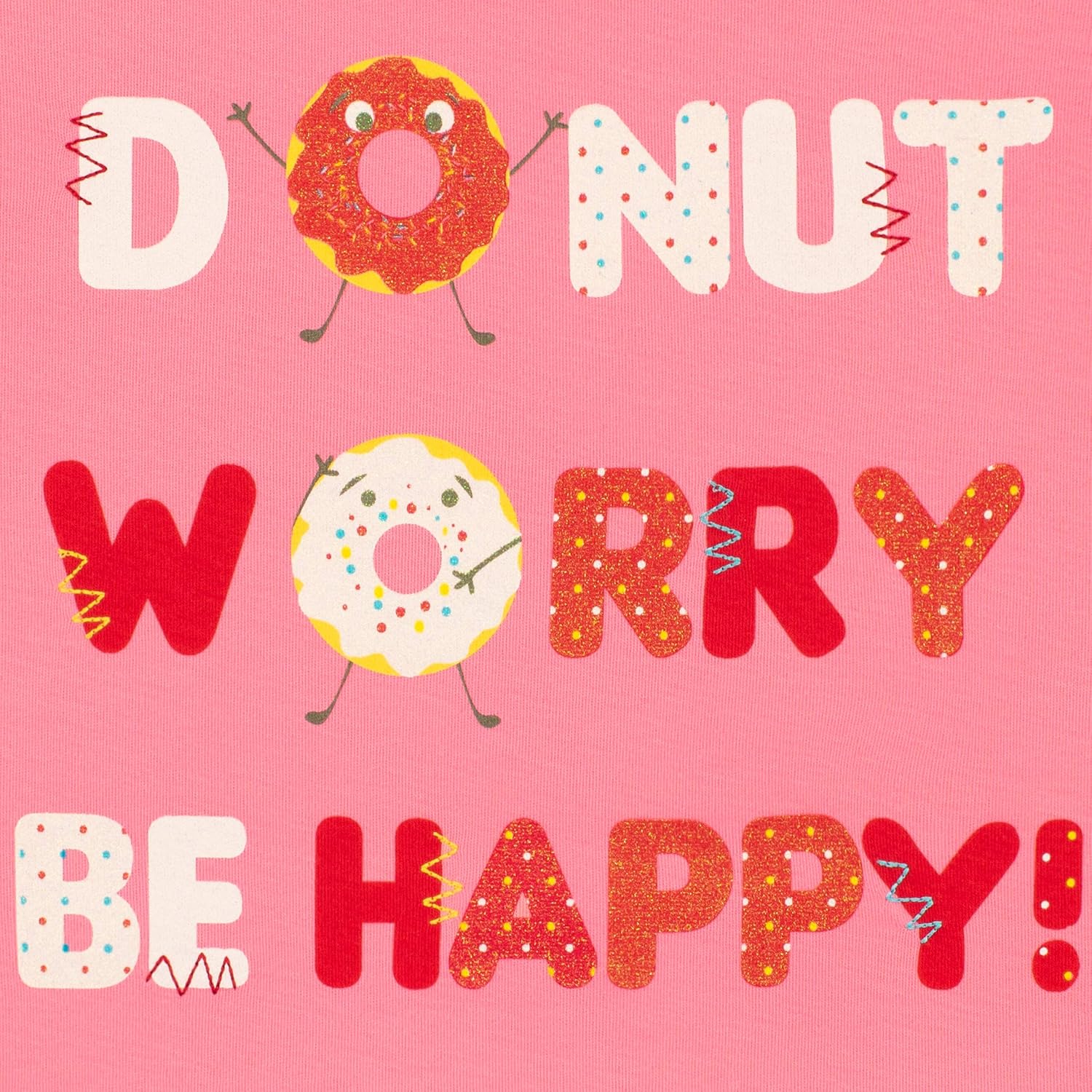 Harry Bear Girls Pyjamas Doughnut Pink 5-6 Years - Image 4