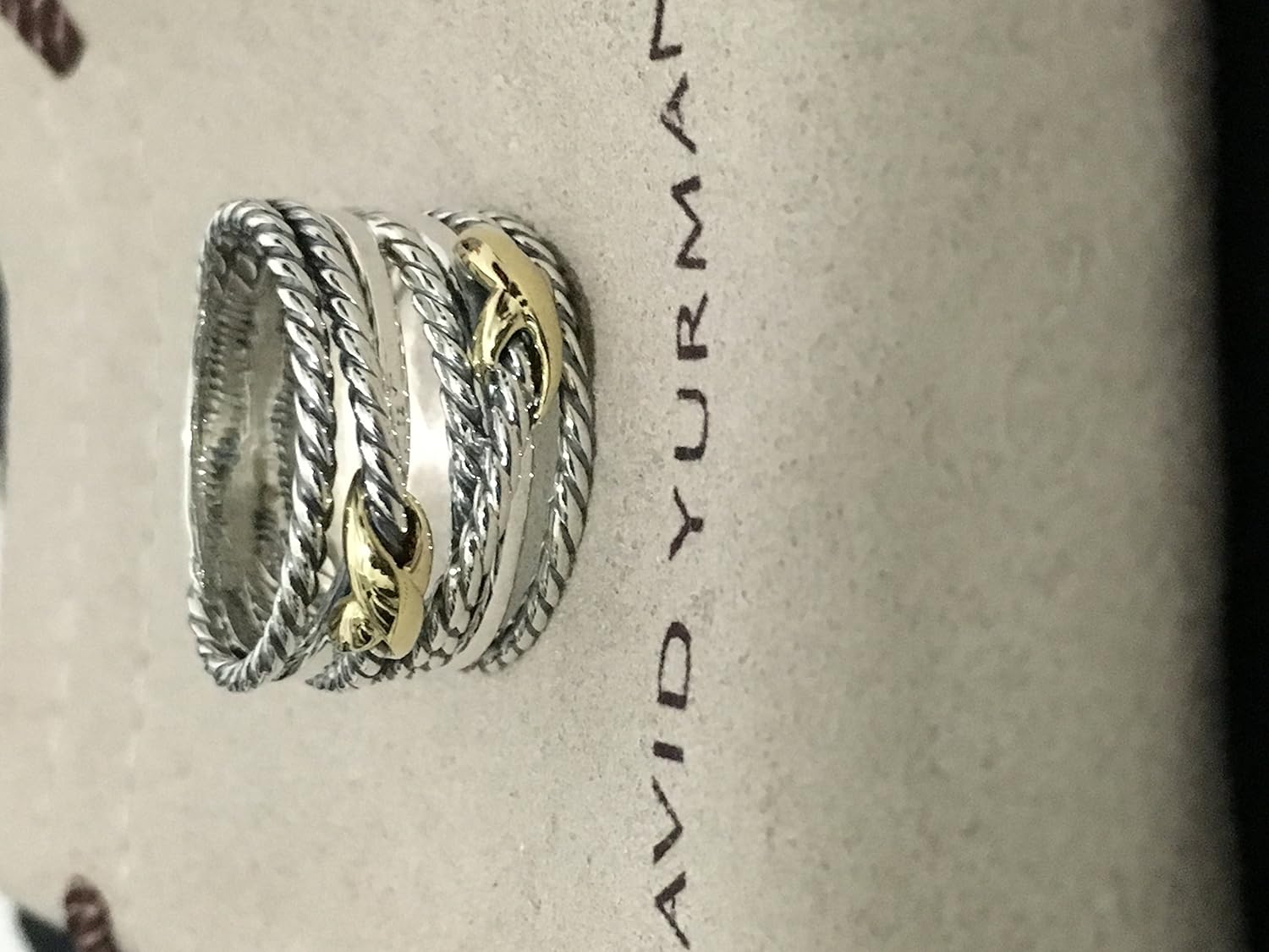 david yurman double x crossover ring