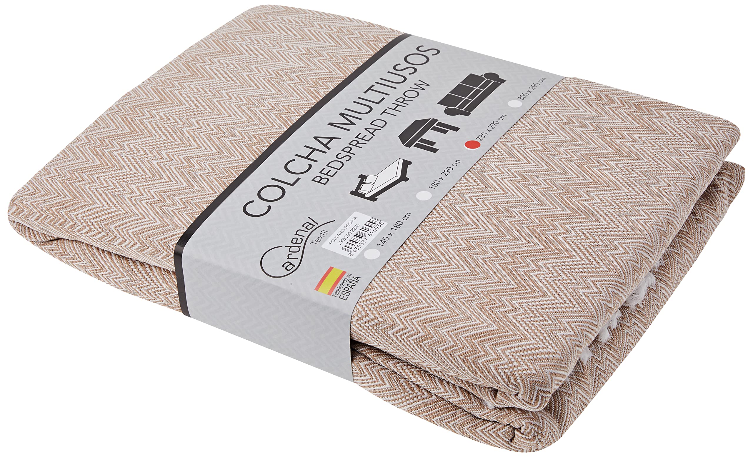 Cardenal Multipurpose Textile Foulard 230x290 cm beige
