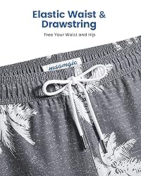 maamgic Swim Trunks Men 2 in 1 Mens Bathing Suit 7
