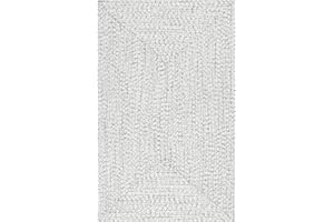 nuLOOM Wynn Braided Indoor/Outdoor Runner Rug, 2' 6" x 6', Ivory