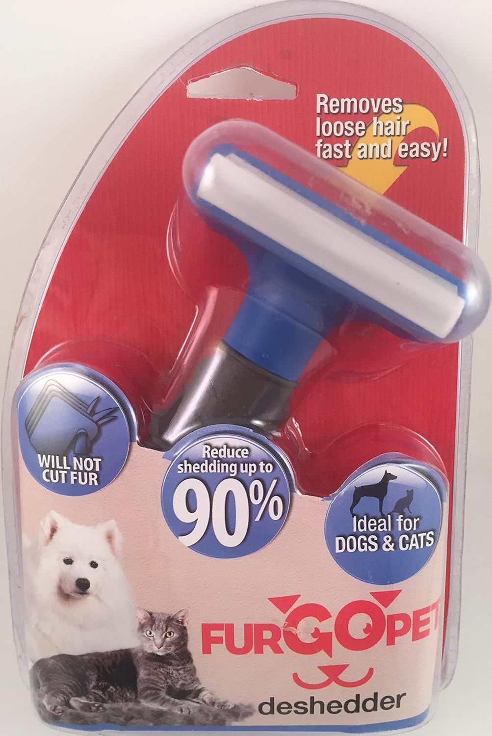 Pet Shedding Tools Furgopet Deshedder for Dogs & Cats