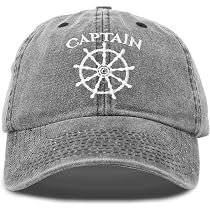 DALIX Captain Hat Sailing Baseball Cap 