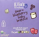 Ella's Kitchen Stage 1 Organic Baby Brekkie Blueberry Pear 6 Pack view 3