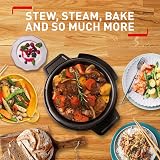 Tefal Turbo Cuisine Electric Pressure Cooker 10-in-1 4.8L 1000W Black view 4