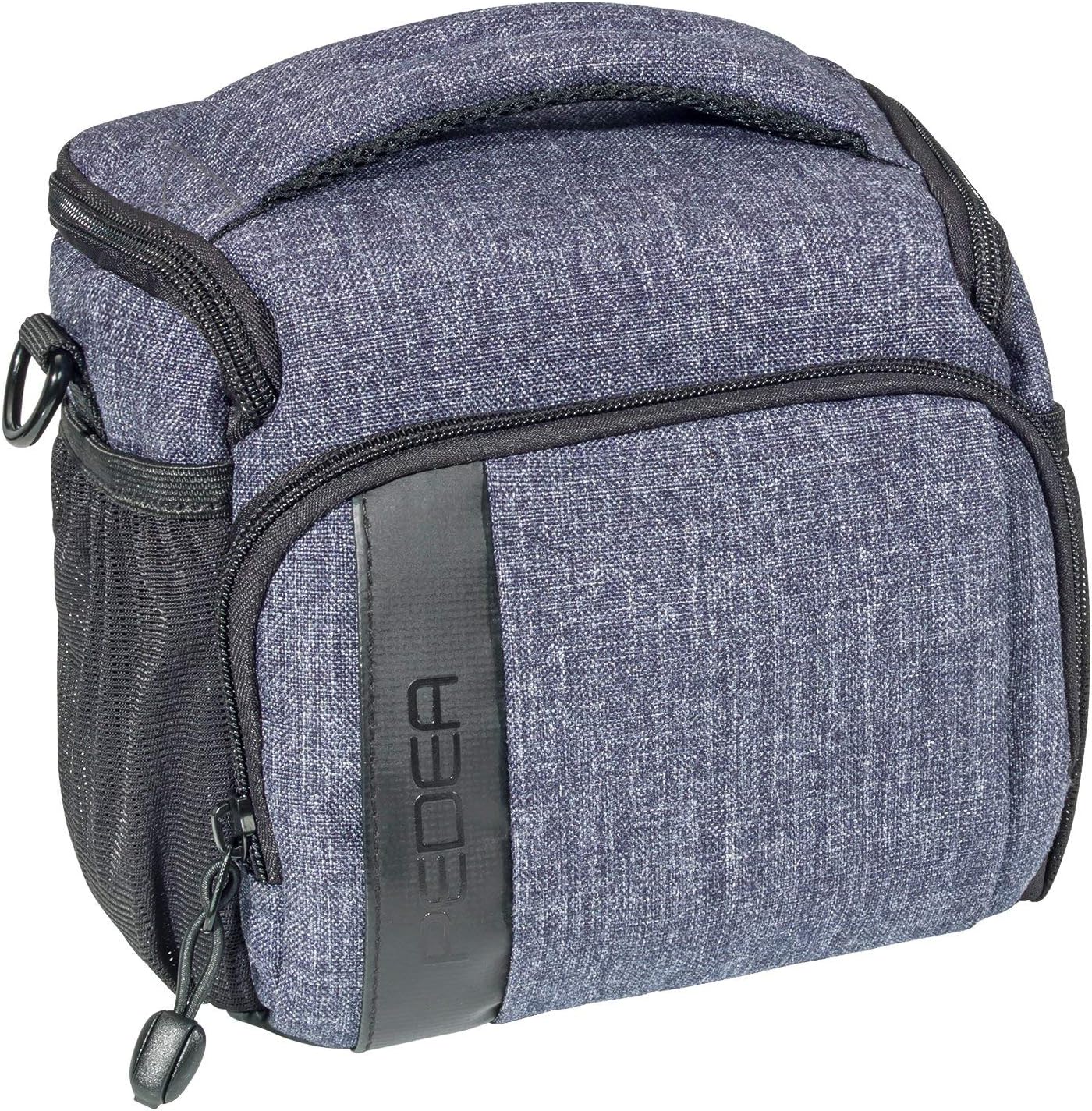 "Fashion" camera bag, Panasonic Lumix DMC G70, G81, GM5, GX80, GH4, GX8 / Sony Alpha 6500 / Nikon D5600, Grey, Size L - Image 3