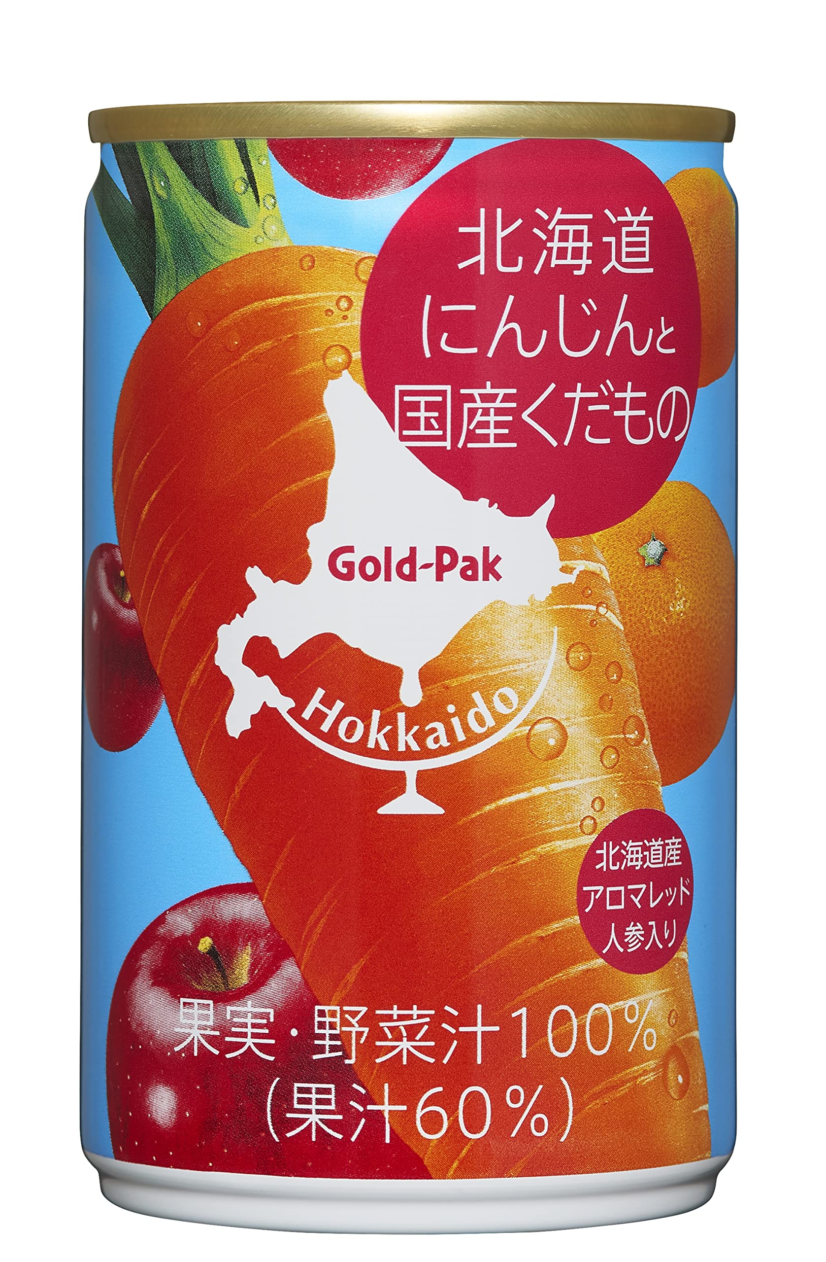 ゴールドパック 北海道にんじんと国産くだもの 160g×20本 【人参品種限定 国産果物使用】商品画像