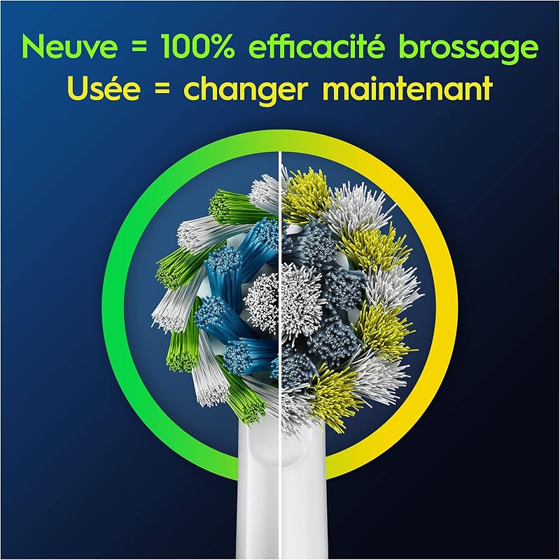 Brossettes de Rechange Cross Action, lot de 12, Blanches