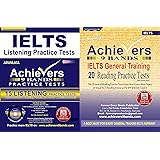 Achievers 9 Bands Combo Pack 20 General Training Reading & 15 Listening Practice Tests - Latest Print Edition January - 2023