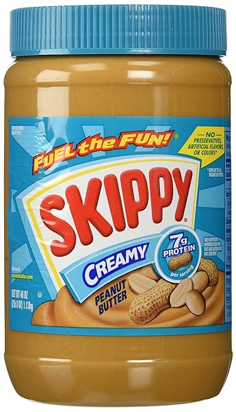 SKIPPY CREAMY PEANUT BUTTER, 40 OUNCE