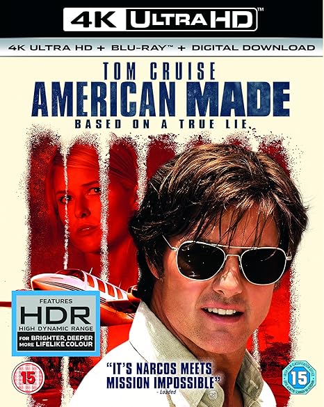 American Made
(4KUHD + BD + Digital download) [Blu-ray] [2017]