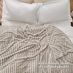 Bedsure Fleece Bed Blankets Full Size - GentleSoft