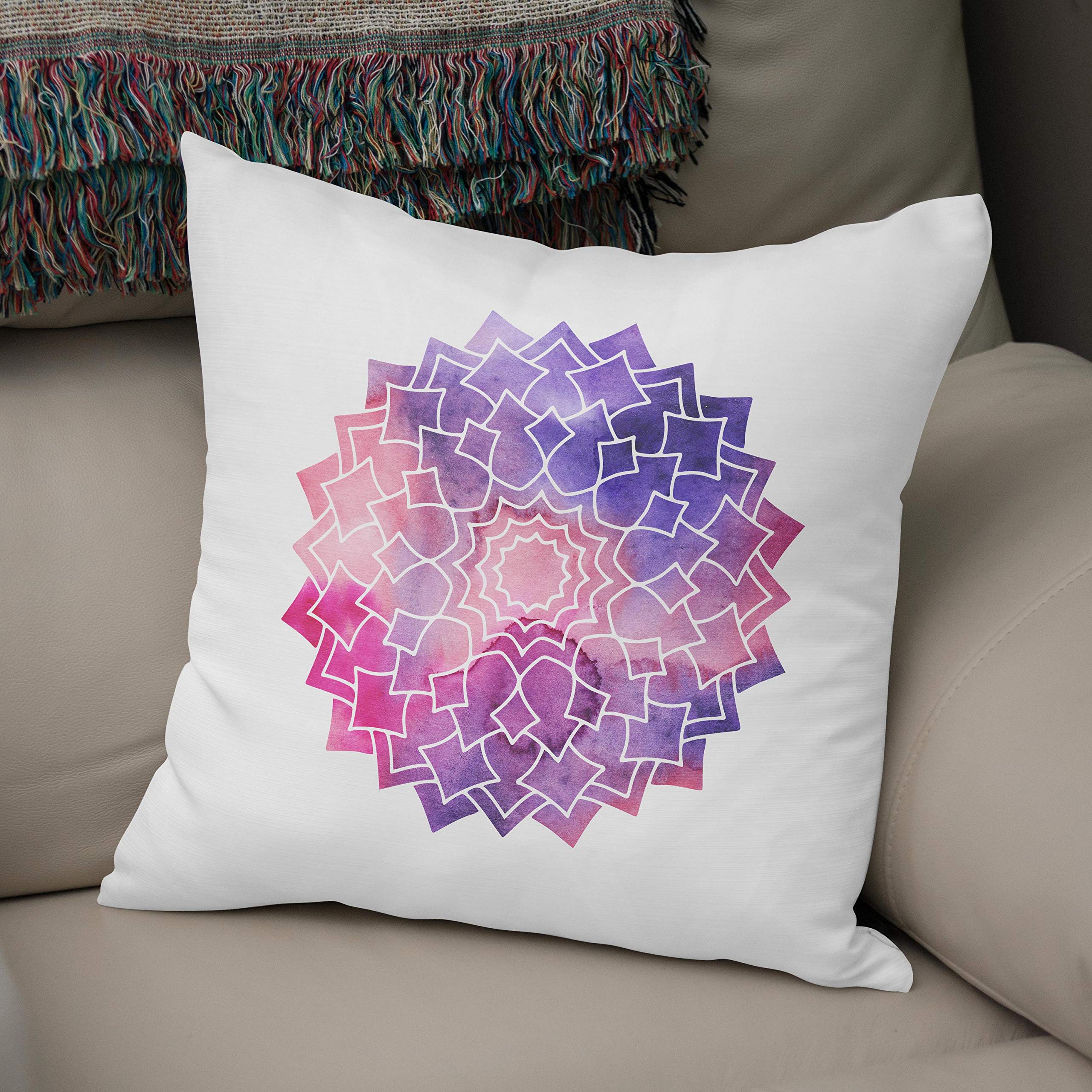 Bonamaison, Decorative Cushion Cover - 50% Cotton 50% Polyester - 43x43cm - Designed and Manufactured in Turkey