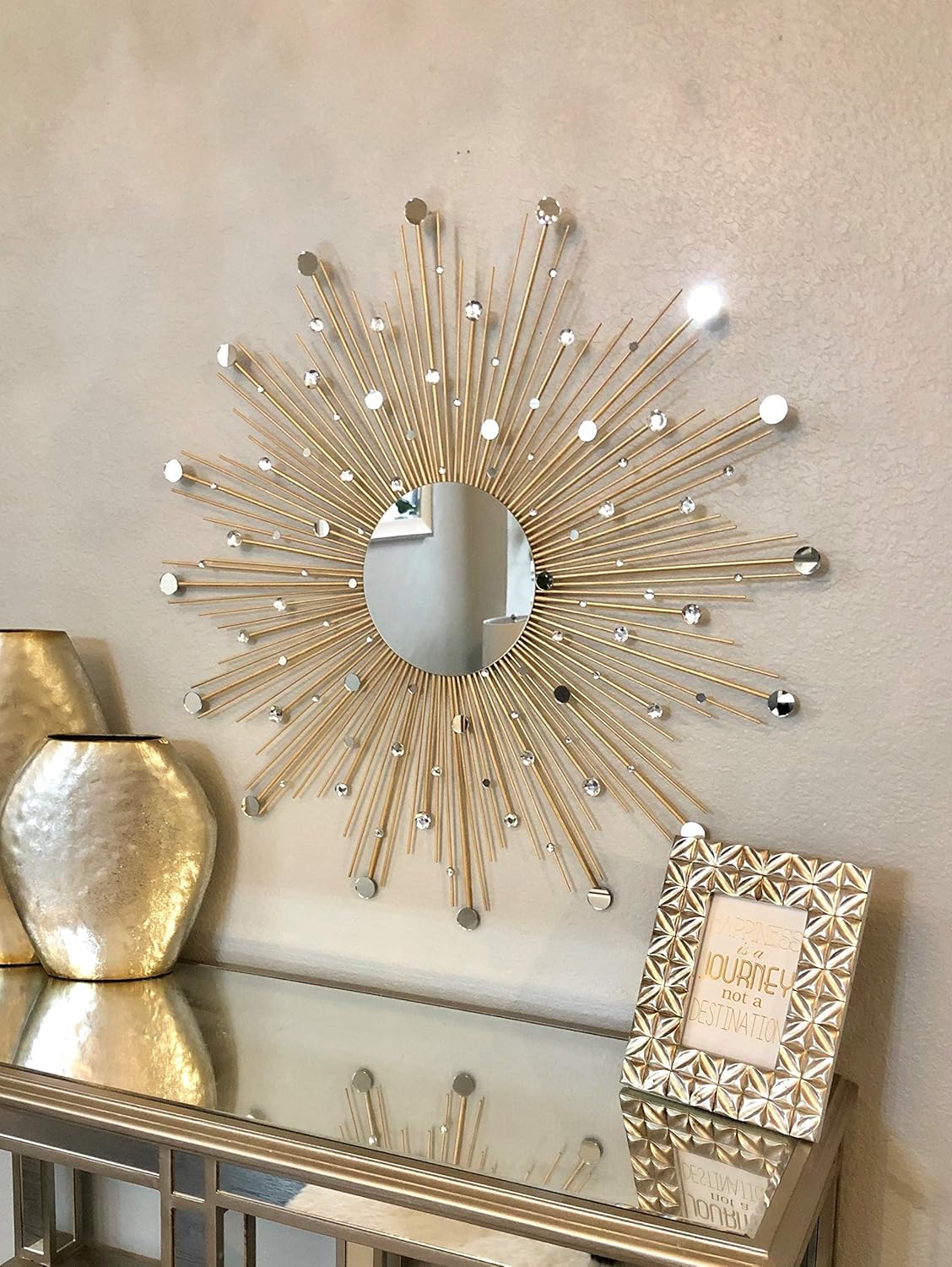 Amazon Com 29 Gold Starburst Mirror Sunburst Mirror Wall