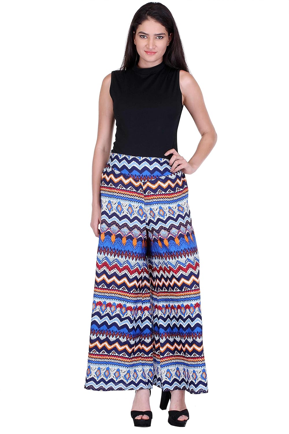 deewa multicoloured jaipuri printed palazzo