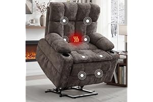 Korser Oversized Dual Motor Power Lift Recliner for Elderly with Adjustable Headrest, Electric Lift Recliner Chairs with Mass