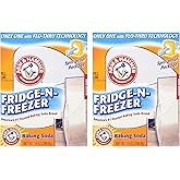 Arm & Hammer Baking Soda, Fridge-N-Freezer Pack, Odor Absorber, 14 oz - 2 Pack