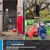 FORT Unisex Kid Coverall 333-WDL-36 Camo 36" Tearaway Junior view 9