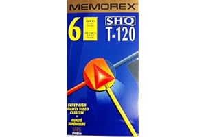 Memorex SHQ T-120 6 Hour Blank VHS Tape Super