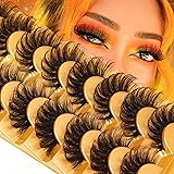 Focipeysa False Lashes Fluffy Mink Eyelashes 18mm