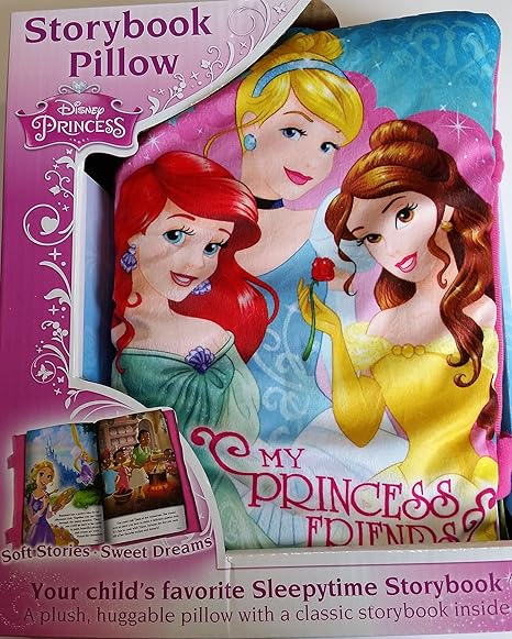 Amazon Com Storybook Pillow Disney Princess My Princess Friends