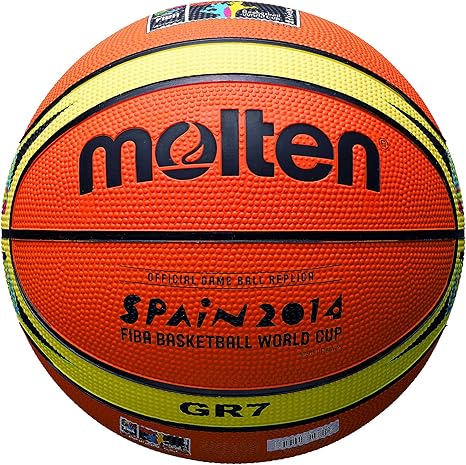 MOLTEN - Balón de baloncesto (tamaño 1, diseño de Mundial de ...