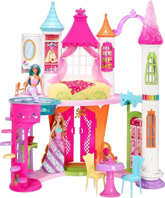 mega construx barbie dreamtopia candy castle set