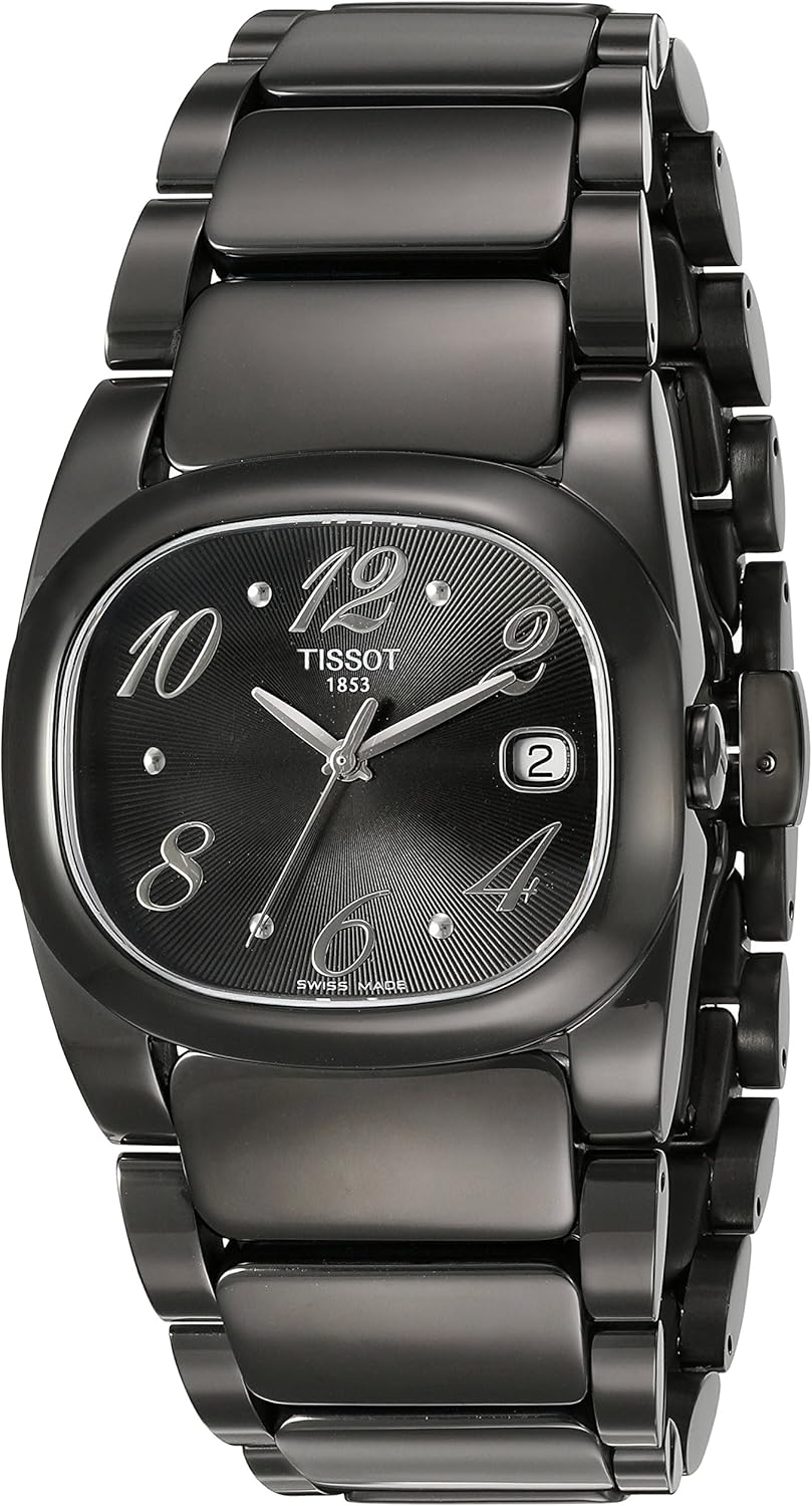 Tissot Women's T009.310.11.057.01 T Moments Black PVD Stainless Steel Watch Watches
