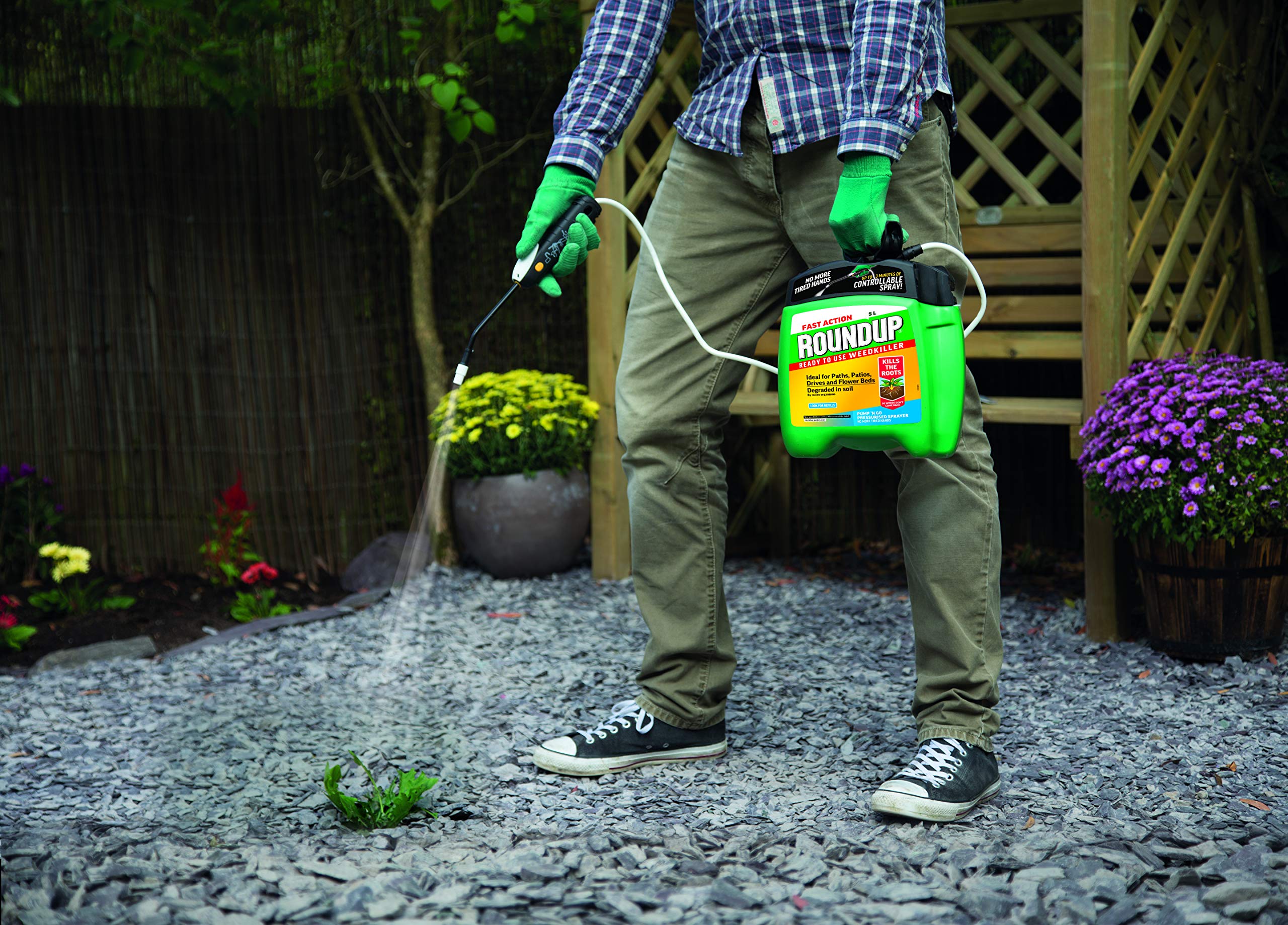 Roundup Fast Action Weedkiller Pump 'N Go Ready To Use Spray, 5 L Buy