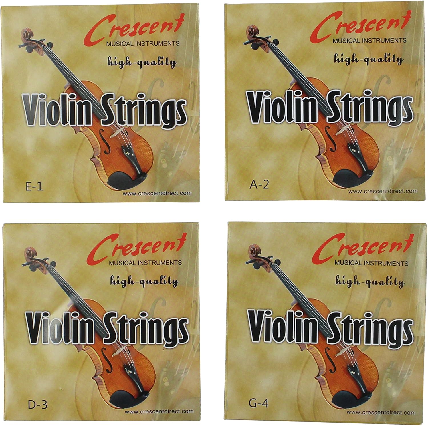 Full Set Steel Musical Violin Strings E1 A2 D3 G4 Replacement Amazon