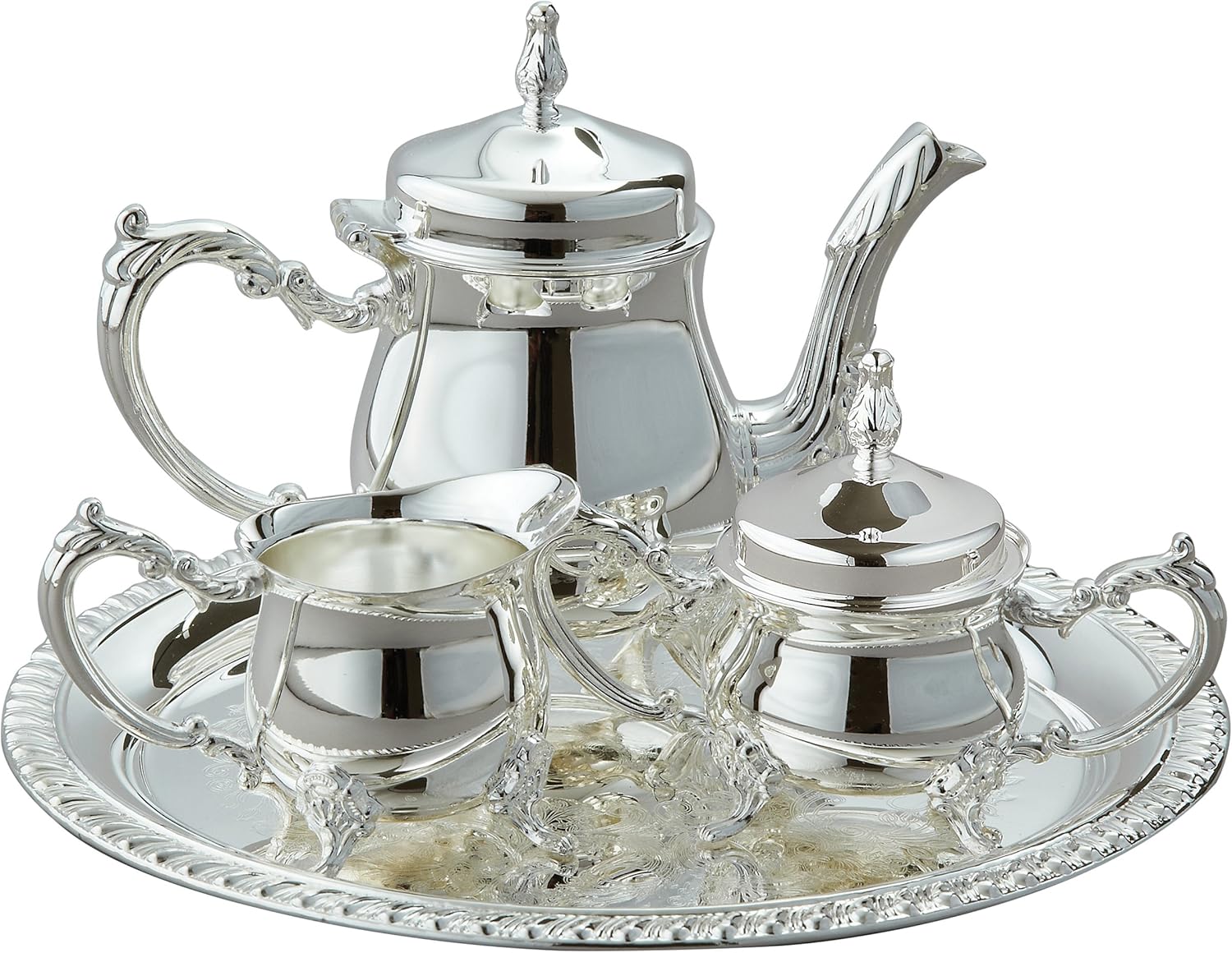 child's silver plated tea set