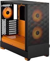 Fractal Design Pop Air RGB Orange Core ATX Mid Tower PC Case TG Side Panel view 7