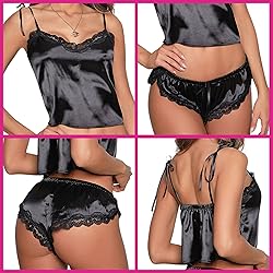 Besame Babydoll Women Sexy Lingerie Shiny Satin