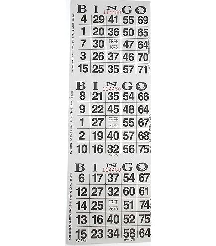 thumbnail image 2 of 1 On Red Bingo Paper Cards - 500 Cards Per Pack - Online Marketplace 2 of 14