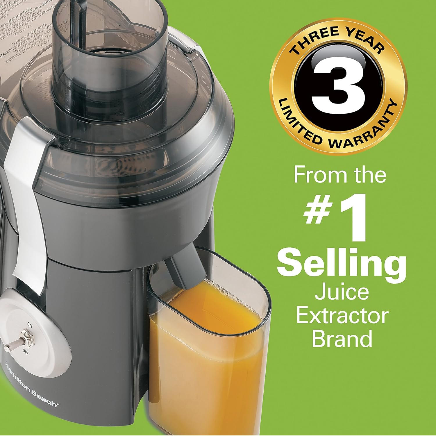 Amazon.com: Hamilton Beach 67650A Juicer Grey: Electric Centrifugal Juicers:  Kitchen & Dining