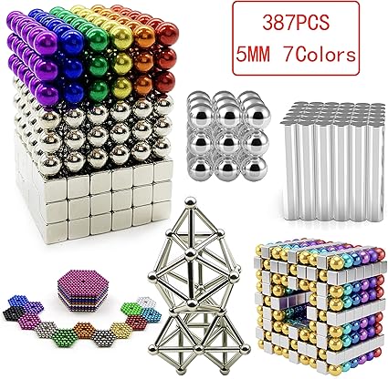 building with magnetic balls