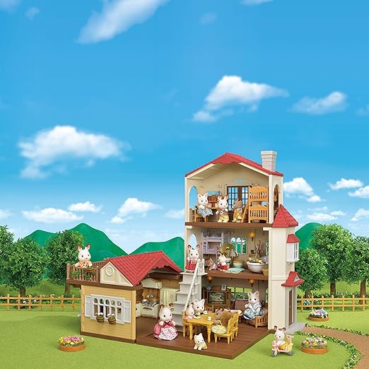 sylvanian families red roof country home