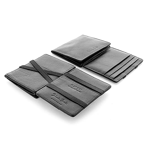 title=Jaimie Jacobs Portafoglio Magico con scompartimento per monete e RFID-Blocker