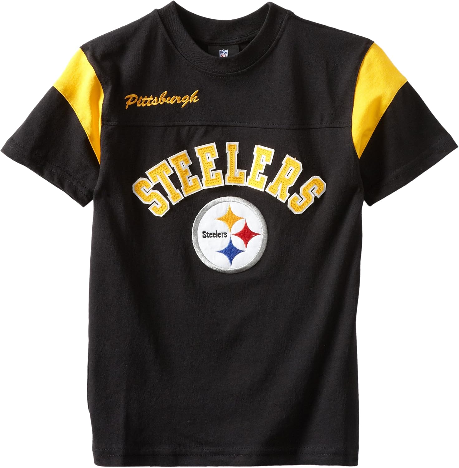 NFL Pittsburgh Steelers 8 20 Bloque de jóvenes de Manga Corta Playera
