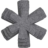 KITLAB Pot and Pan Protectors, Set of 12 and 4 Different Sizes | Extra Thick, Pan Protectors for Stacking, Pot Protectors for Stacking, Pan Separators for Stacking