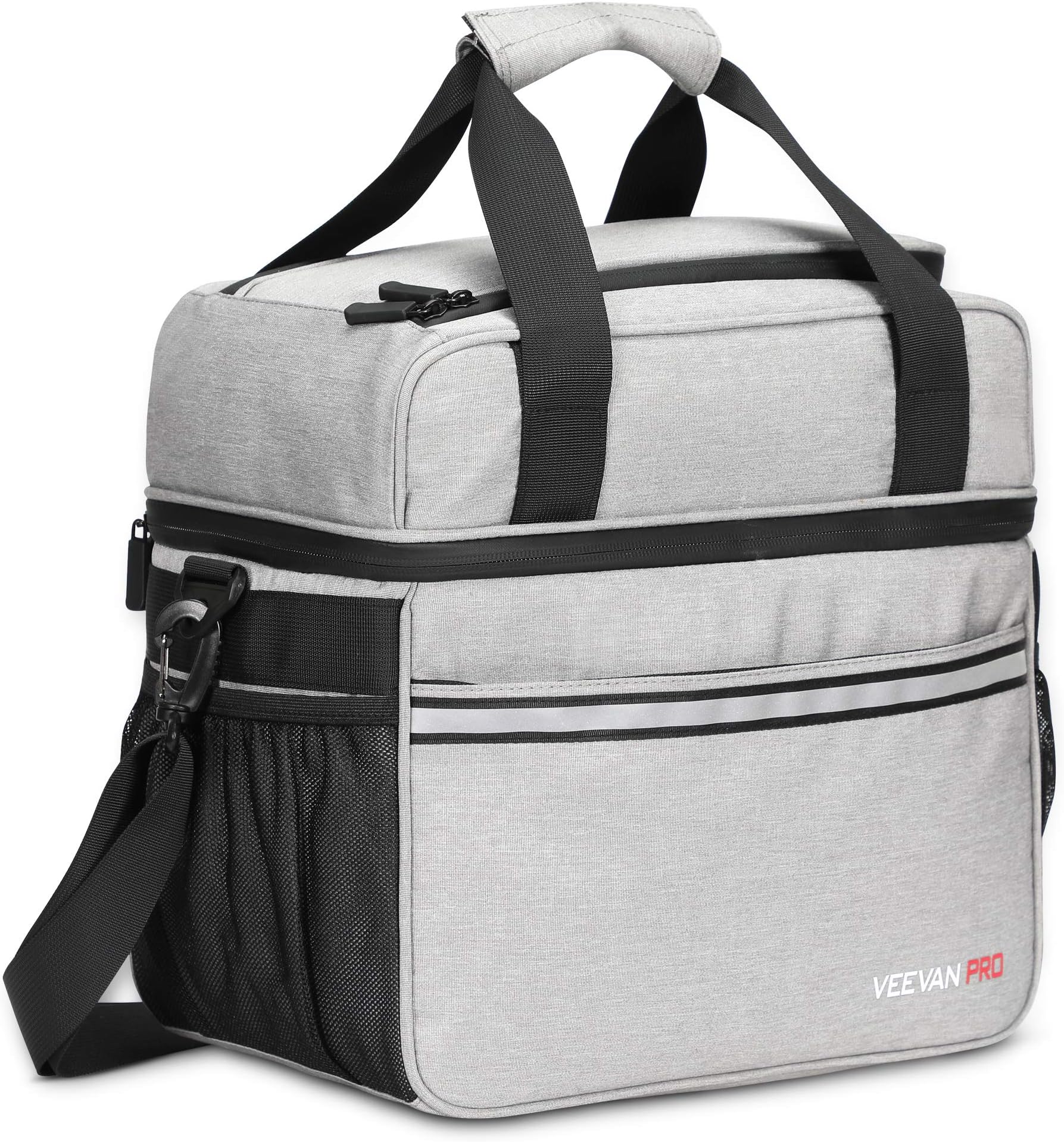 Veevanpro Waterproof Cool Bag Large Cooler Bag Insulated Cool Bag 24 Cans 20L