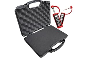 CEDAR MILL FINE FIREARMS TSA Approved Lockable 9mm Pistol Case with 2 Gun Locks (3-in-1 Bundle) - Hard Gun Case for Pistol Transport, TSA Compliant, Airline Approved, Secure Locking Case