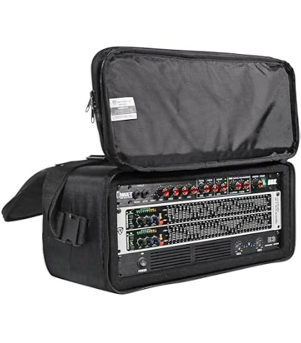 Amazon.com: Crossrock Stackable Rack Case with Wheels fits 5U