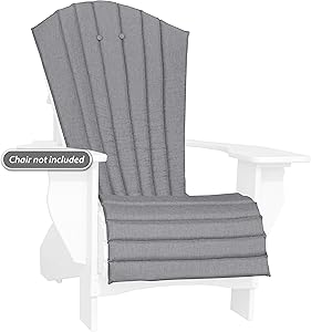 Outdoor All-Weather Patio Chair seatCushion, Quick Drying Olefin Fabric - Adirondack ChairCushionfor Your Chair-Chair not Included (Mulch)