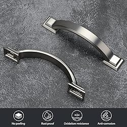 homdiy 10 Pack 3 Inch Cabinet Handles Brushed