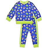 Disney Toy Story Buzz Lightyear, Woody, Rex and Forky Boys Sweatshirt and Pants Set for Toddler to Big Kids