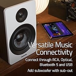 Fluance Ai61 Powered 6.5" Stereo Bookshelf Speakers