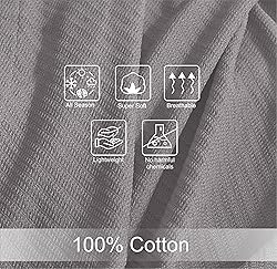 COTTON CRAFT Soft Cotton Thermal Blanket - Plush